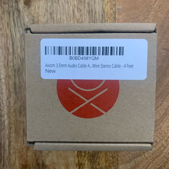 Axiom 3.5mm Audio Cable Aux Cord Male to Male Headphone Wire Stereo Cable 4 Feet - Picture 4 of 4